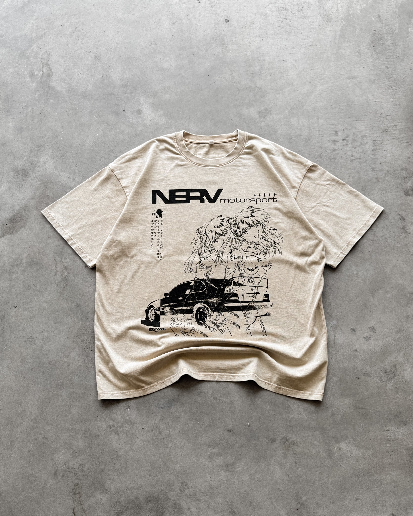 ASUKA MOTORSPORT VINTAGE TEE - 100moons