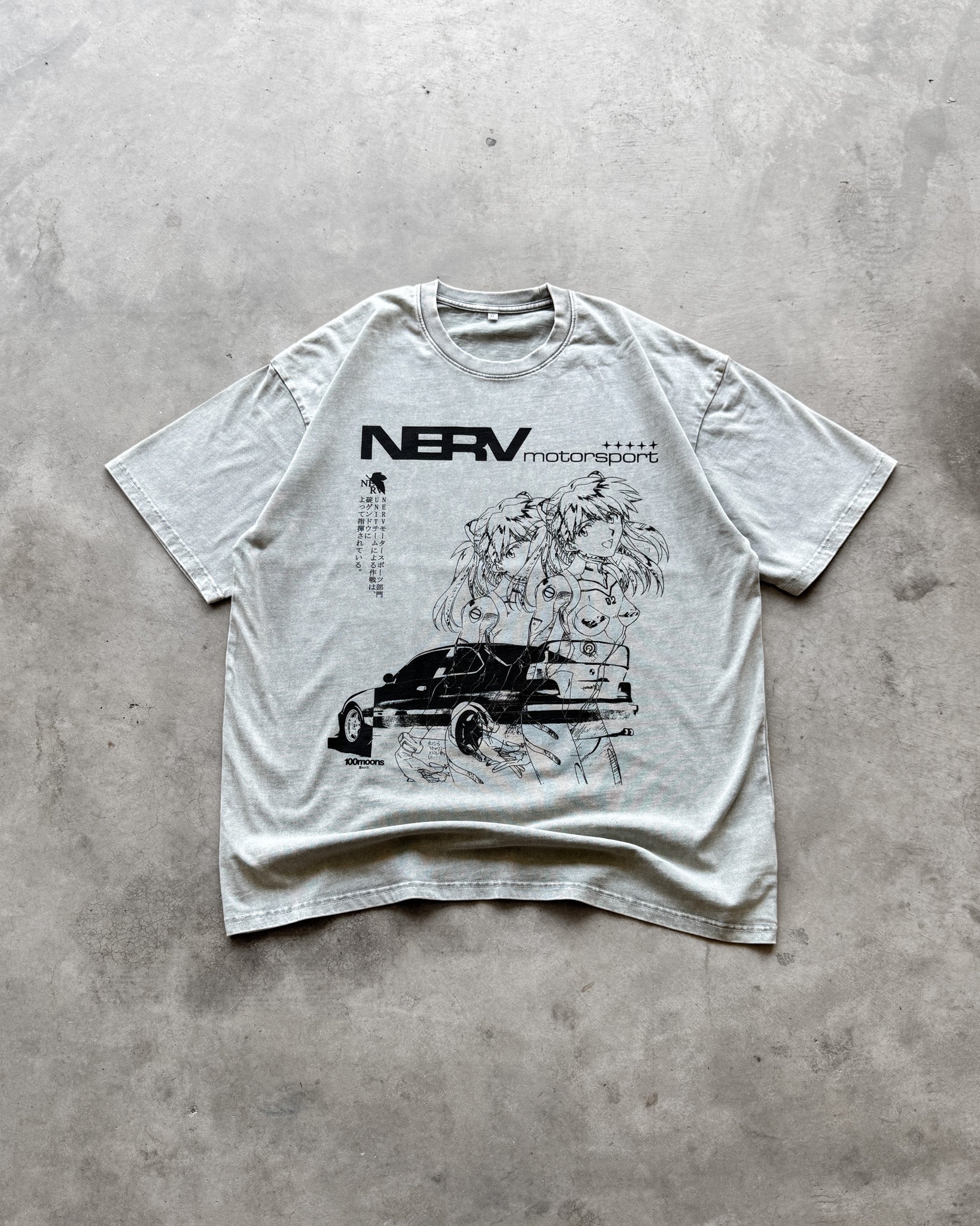 ASUKA MOTORSPORT VINTAGE TEE - 100moons