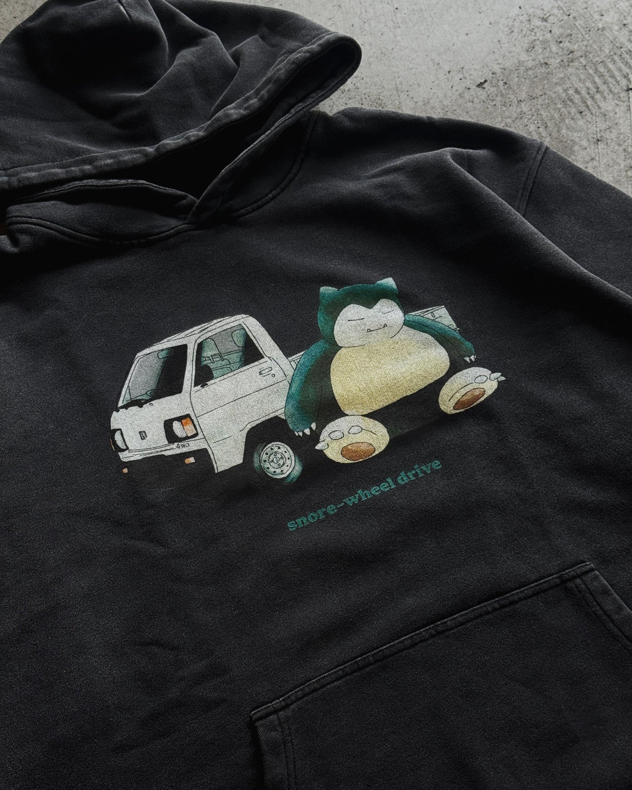 KEI-LAX ACID WASH HOODIE