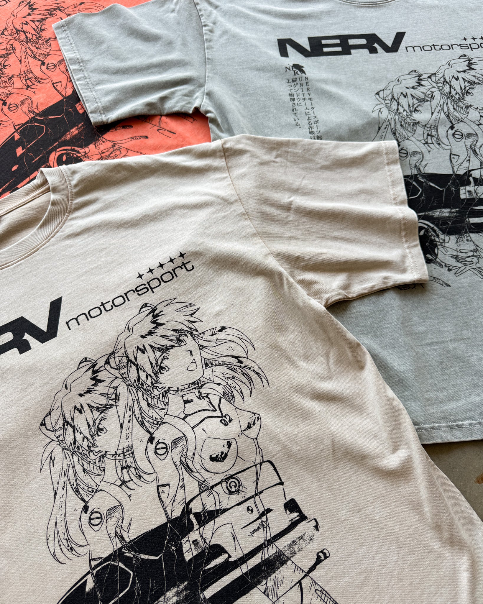 ASUKA MOTORSPORT VINTAGE TEE - 100moons