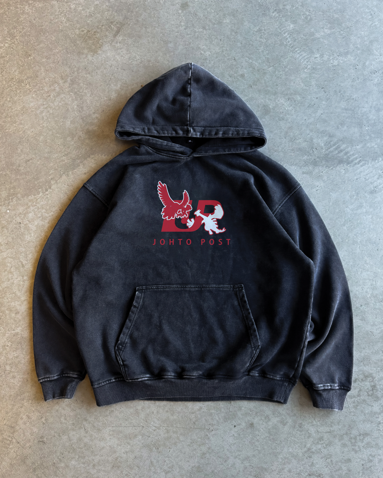 GEN II POSTAL ACID WASH HOODIE